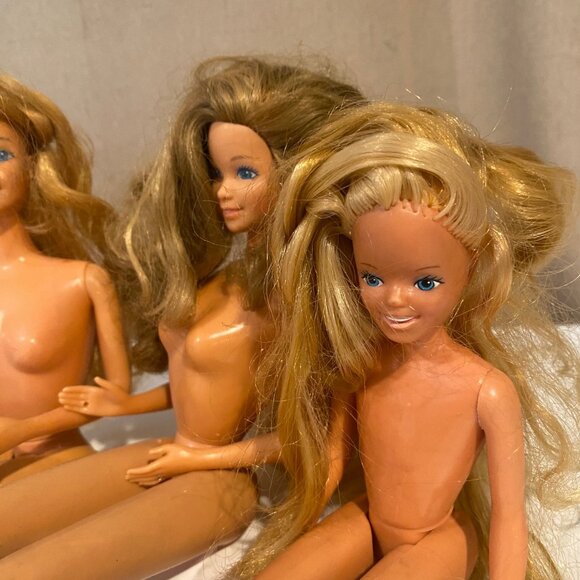 Vintage Lot of 3 Barbie Dolls with Skipper 1980s Superstar Era - Picture 2 of 5